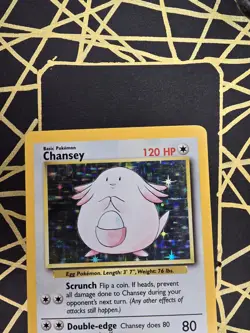 🔥 Chansey 3/102 🔥 Original Holo Rare Base Set Pokemon Card WOTC TCG 1999 - Image 4