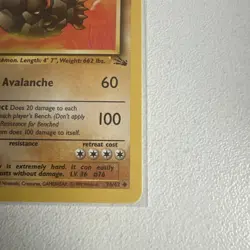 Golem 36/62 1st Edition Fossil Uncommon Pokemon Card WOTC Vintage Pokemon - Image 5
