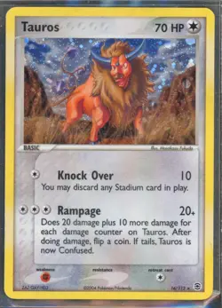 Pokemon Cards - Tauros 16/112 - Fire Red Leaf Green - eBay Live Sun 5th 6:30pm - Image 1