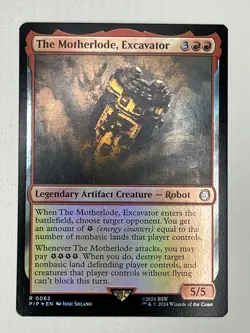 The Motherlode, Excavator (Extended Art) - 0062 - MTG Fallout - Rare - FOIL - Image 1