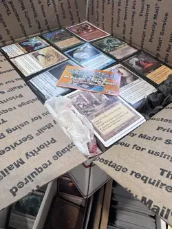 🧙17lbs+ 4200+ UNSEARCHED Magic The Gathering Bulk Lot LP/NM w/ Rares & Foils‼ - Image 1