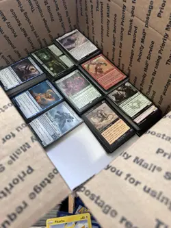 🧙17lbs+ 4200+ UNSEARCHED Magic The Gathering Bulk Lot LP/NM w/ Rares & Foils‼ - Image 3