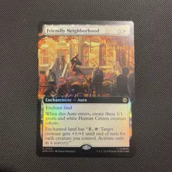 Friendly Neighborhood (Extended Art) Foil - 0246 - Marvel's Spider-Man MTG NM/M - Image 1