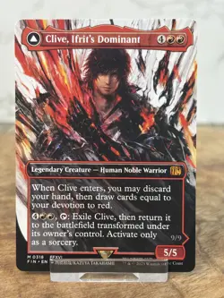 Clive, Ifrit's Dominant (0318) (Borderless) #318 NM Final Fantasy FIN Magic MTG - Image 1