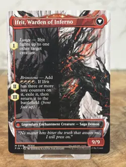 Clive, Ifrit's Dominant (0318) (Borderless) #318 NM Final Fantasy FIN Magic MTG - Image 2