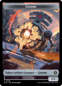 x1 Gnome TBIG The Big Score MTG 5 TOKEN M/NM 1x - Image 1