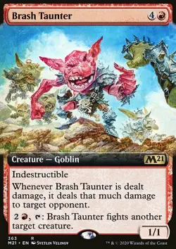 MTG Magic the Gathering Brash Taunter (363/417) Core Set 2021 LP - Image 1