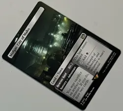 MTG Final Fantasy Midgar, City of Mako Land - Town RARE REGULAR #0313 - Image 2