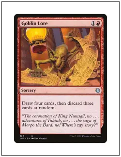 1x Goblin Lore, Magic the Gathering, MTG NM - Image 1