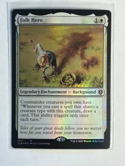 Folk Hero Commander Legends: Battle for Baldur's Gate Foil - Image 1