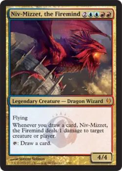 Duel Decks: Izzet vs Golgari Niv-Mizzet, the Firemind - Foil x1 Moderate Play, E - Image 1