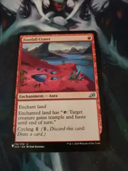 Footfall Crater Secret Lair: Heads I Win, Tails You Lose MTG Near Mint​​​ - Image 1