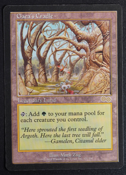 Gaea's Cradle Magic Card Urza's Saga MTG Reserved List - Image 1