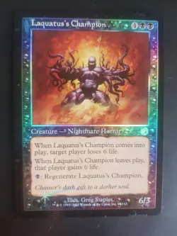 FOIL Laquatuss Champion, Magic Mtg Karten Sammlung - Image 1