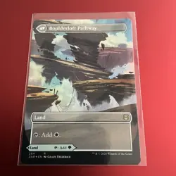 Branchloft Pathway Boulderloft Pathway - Foil - Borderless Magic MTG NM - Image 1