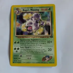 Pokemon TCG Koga's Weezing Gym Challenge 50 Regular Unlimited Uncommon - Image 1