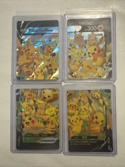 Pikachu V-Union [Set of 4] SWSH: Sword & Shield Promo Cards Holo - Image 1