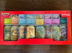 2025 Pokemon Prismatic Evolutions Mini Tins 8-Pack (Costco Exclusive) New Sealed - Image 1
