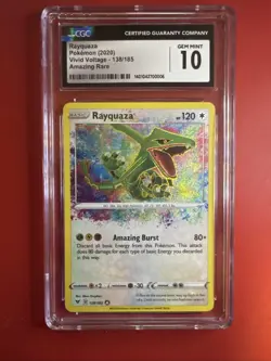 Pokemon - Rayquaza Vivid Voltage 138/185 Holo Amazing Rare CGC GEM MINT 10 - Image 1