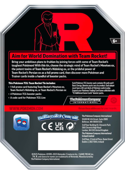 Pokemon TCG: Team Rocket Tins -Mewtwo ex and Persian ex BUNDLE x 4 ⭐ NEW - Image 2