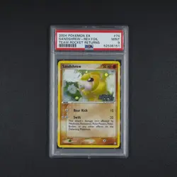 PSA 9 - Sandan - Sandshrew Pokemon Karte 74/109 EX Team Rocket Returns /Y95 - Image 2