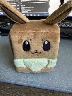 EEVEE PLUSH DECK BOX From Pokemon Prismatic Evolutions Super Premium Collection - Image 1