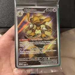 Alakazam MEP 009 Promo Mega Evolutions In Hand Pokemon TCG Sealed US seller - Image 3