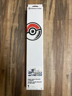 Pokemon Center Great Wave Pikachu & Friends Playmat Used A Couple Of Times - Image 1