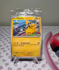 Pikachu SVP 190 World Championships 2024 Black ⭐ Promo Pokemon TCG SEALED - Image 1