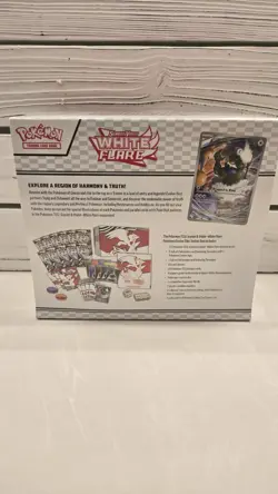 White Flare “Pokemon Center” Elite Trainer Box ETB - Factory Sealed - Image 2