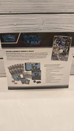 Pokemon Black Bolt Pokemon Center Elite Trainer Box ETB *SEALED* - Image 2