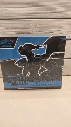 Pokemon Black Bolt Pokemon Center Elite Trainer Box ETB *SEALED* - Image 4