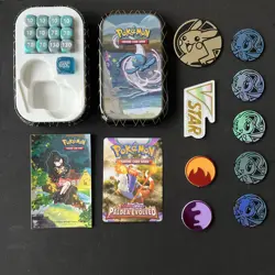 Pokemon TCG Manaphy Mini Tin Storage & Accessories insert, Dice, Coins & markers - Image 1