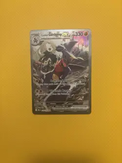 Pokemon TCG Cynthia's Garchomp EX 215/182 Destined Rivals SIR - Image 1
