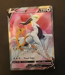 Arceus V Sword & Shield: Brilliant Stars 165/172 Full Art Pokemon TCG NM - Image 1
