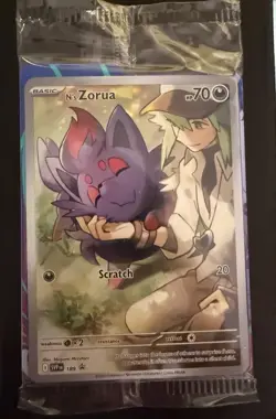 Pokemon TCG FACTORY SEALED N’s Zorua Promo 189 SV Journey Together 2025 - Image 1
