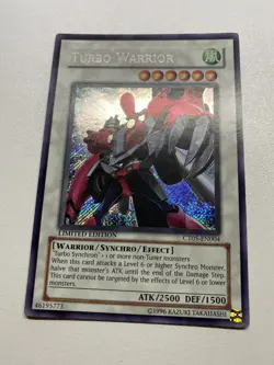 Yugioh Turbo Warrior Limited Edition Secret Rare CT05-EN004 HP - Image 1