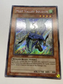 Yugioh Mist Valley Soldier Limited Edition Secret Rare HA01-EN006 HP - Image 1