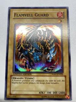 Yugioh Flamvell Guard Super Rare Limited Edition HA01-009 HP - Image 1