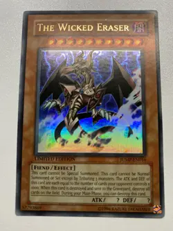 Yu-Gi-Oh! THE WICKED ERASER Ultra Rare JUMP-EN016 MP - Image 1