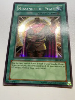 Yugioh Messenger Of Peace Unlimited Super Rare MRL-102 HP - Image 1