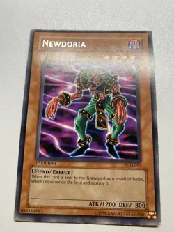 Yu-Gi-Oh! Newdoria Rare 1st Edition PGD-057 HP - Image 1