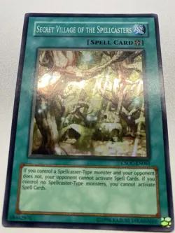 Yu-Gi-Oh! SECRET VILLAGE OF THE SPELLCASTERS Super Rare Unlimited CSOC-EN061 MP - Image 1