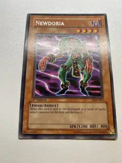 Yu-Gi-Oh! Newdoria Rare 1st Edition PGD-057 HP - Image 1