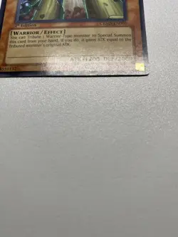 Yu-Gi-Oh! TURRET WARRIOR Super Rare 1st Edition CRMS-EN001 HP - Image 2