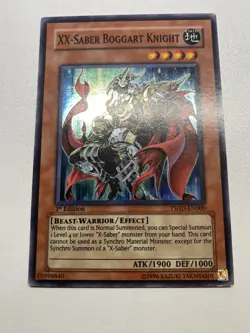 Yu-Gi-Oh! XX-Saber Boggart Knight Super Rare 1st Edition TSHD-EN000 MP - Image 1