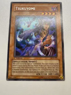 Yugioh Tsukuyomi Rare 1st Edition DCR-075 HP - Image 1