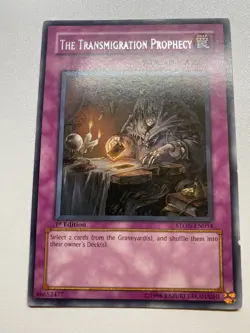 Yugioh The Transmigration Prophecy 1st Edition Rare STON-EN054 HP - Image 1
