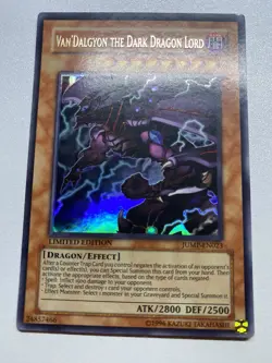 Yu-Gi-Oh! Van’Dalgyon The Dark Dragon Lord Limited Edition Ultra JUMP-EN023 HP - Image 1