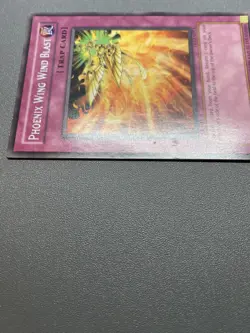 Yu-Gi-Oh! Phoenix Wing Wind Blast Rare 1st Edition FET-EN053 HP DAMAGED - Image 5